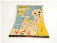 1971-0312bord1.jpg; 1971-0312; Invasiesspel 1944-1945 en Herrijzend Nederland Spel 1945; invasiespel