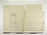 H1986-0002.7G1-3.jpg; H1986-0002.7; Ontwerptekeningen voor meubels en beeldhouwwerk; ontwerptekening