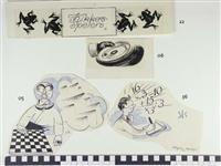 S2004-978.05,06,22,36.jpg; S2004-0978; Ontwerp voor "Selecta's jeugdkalender 1950"; ontwerp