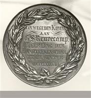 4104.a.jpg; 4104; Twee medailles van de tekenschool te Deventer; medaille